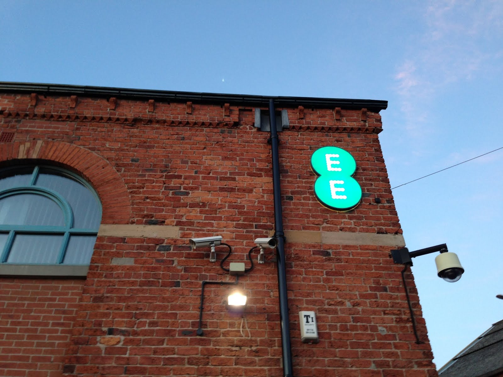 Exterior Picture of the EE red brick offices